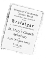 concert programme title page