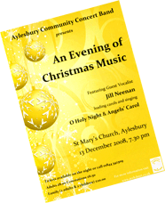 Christmas Concert flyer