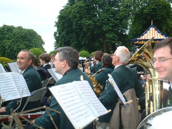 Picture of the band before the concert