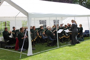 Photo of the band playing at Cublington